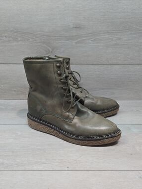 Eric michael Women High Top Leather Platform Boots Shoes Sz 36/6